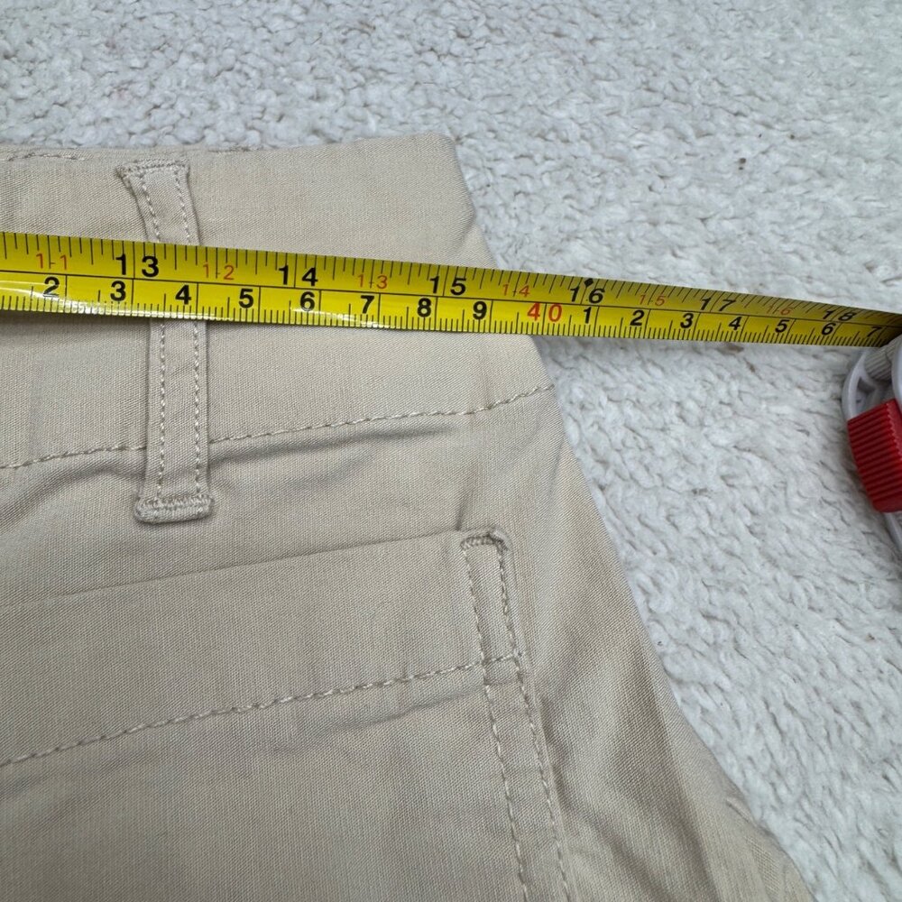Nicole Millar NY Women's Wide Leg Beige Pants Front Patch Pockets, Size 8 - Picture 8 of 11